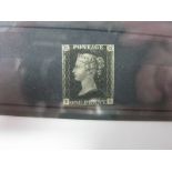 G.B. Stamp, Queen Victoria 1840 Penny Black, mint, lightly mounted, large part original gum, very