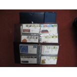 A Collection of Over Two Hundred First Day Covers, from 1979 - 2000. In four albums plus a few