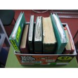 A Box of Stamp Stockbooks and Albums, containing mainly used selection of stamps from Great Britain,