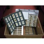 Six Sets of Cigarette Cards, by the major manufacturers offered in album pages. A small number of