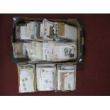A Box Containing Hundreds of Covers GB and Foreign, including First Day Covers and postcards.