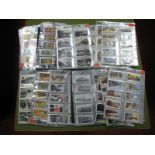 Approximately Seventeen Sets of Cigarette and Non Tobacco Trade Cards Offered in Album Pages.