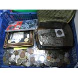 A Quantity of All World Base Metal Coinage, sometimes redeemable (over 10 U.S dollars in quarters