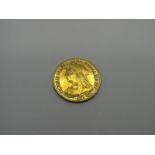 A Half Sovereign, 1900.