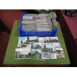 A Tray of Picture Postcards, early XX Century to the present day of Churches and Abbeys.