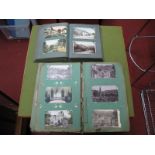 Two Albums of Early XX Century Picture Postcards, including many of South Yorkshire and