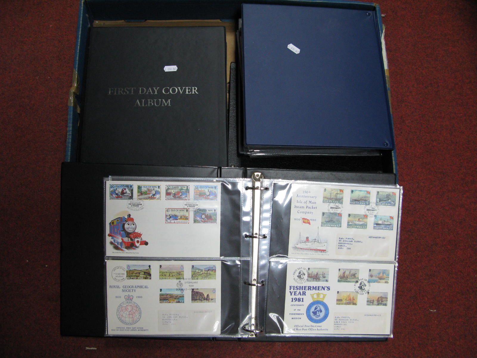 Over Three Hundred First Day Covers, in albums. From Concorde 1969 to Queens Award for Export 1990.