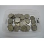 Four Pounds (Total Face Value), of pre 1947 silver florin coins.