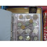 A Collection of GB Coins, silver and base metal. Sometimes in an album.