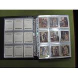 An Attractive Array of Some 700 Larger Format Cigarette Cards in an Album. Regularly by the major