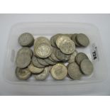 Five Pounds (Total fave Value), of pre 1947 silver half crown coins.