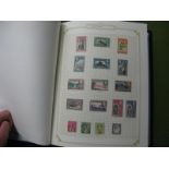 A Grafton Album Containing a Good Commonwealth Collection, with a few George VI G.B. Stamps both