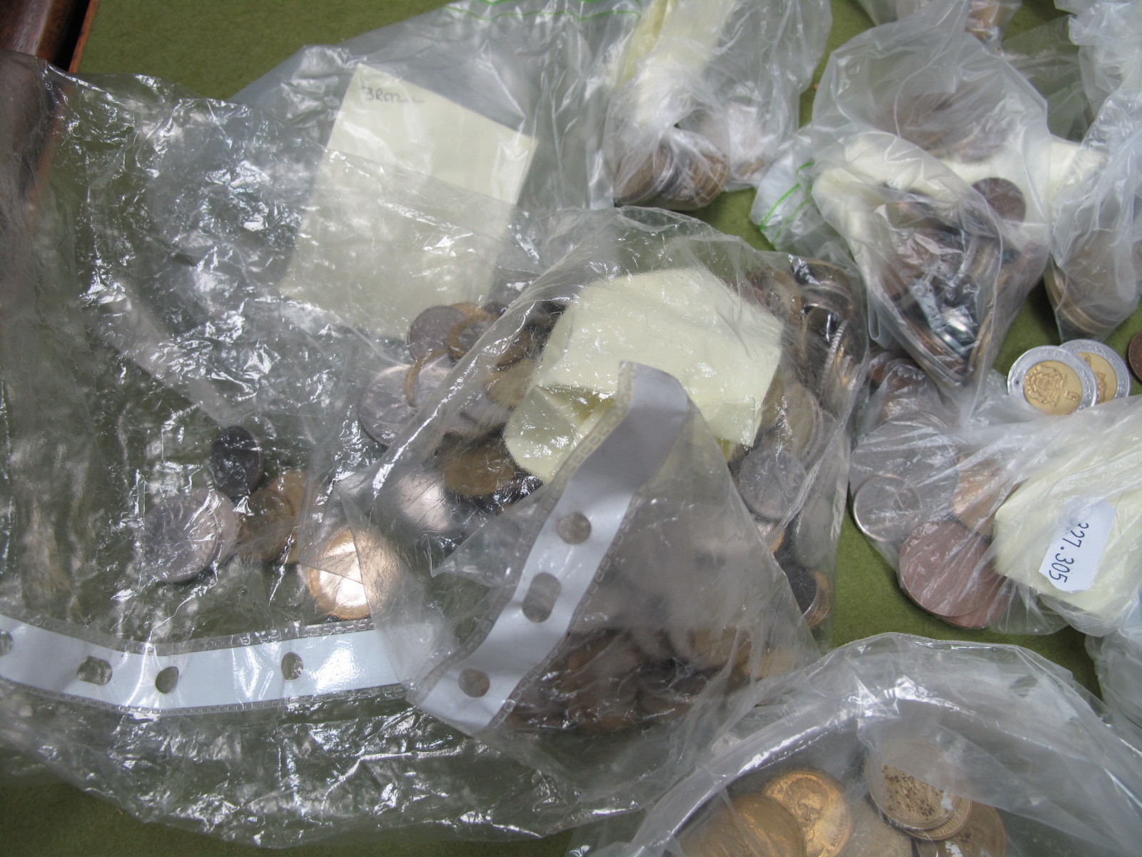 A Quantity of Base Metal Foreign Coins; regularly European pre-Euro currency. (N.B some of these - Image 5 of 7