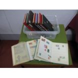 A Box of Ten Stockbooks with Used Selection of Stamps, from Russia, Balkan and East European