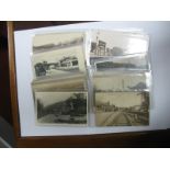 Twenty Five Early XX Century Postcards of British Smaller Railway Stations, all black and white