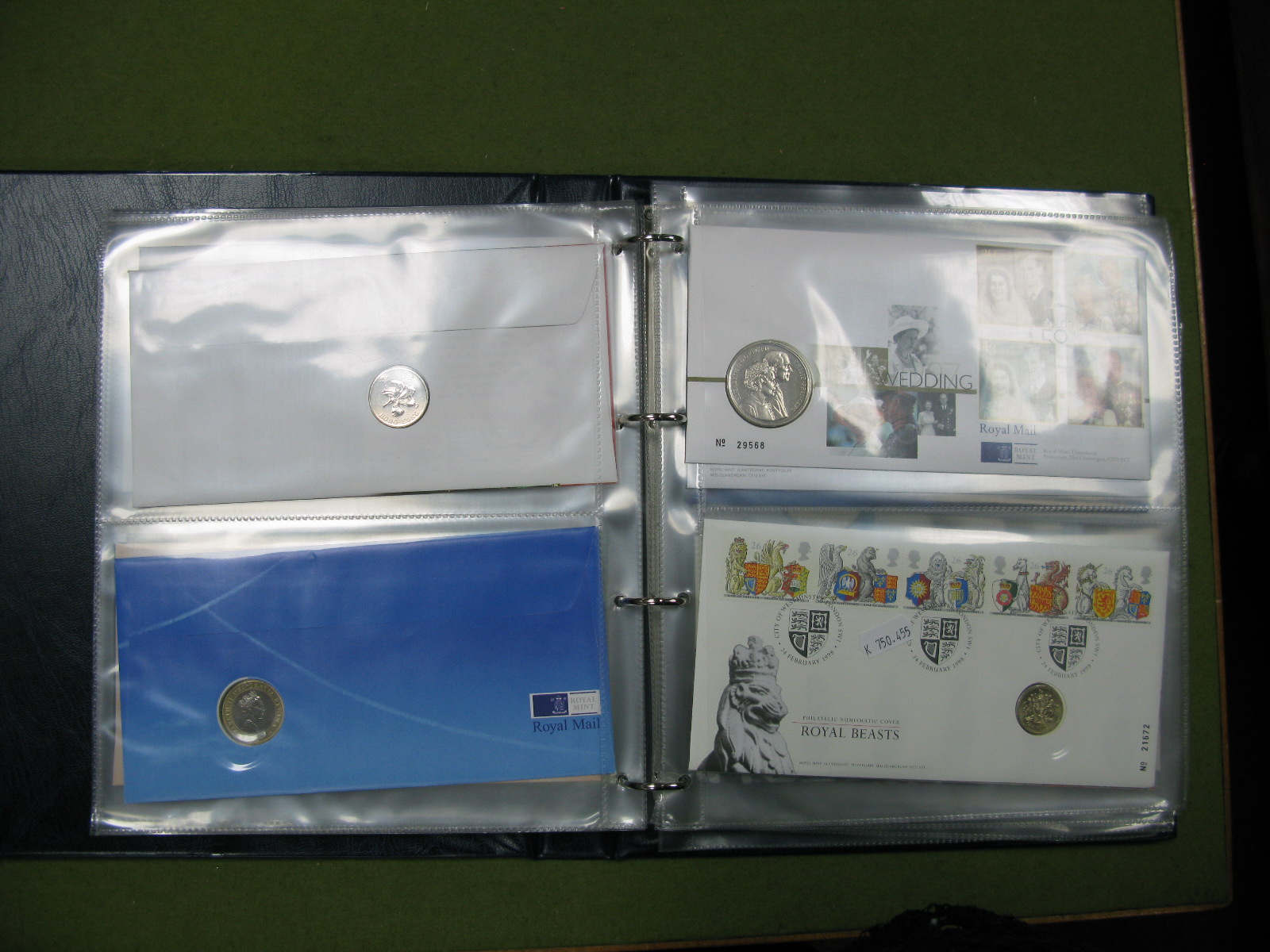 Twenty Six Royal Mail / Royal Mint Philatelic Numismatic Covers, including 1999 two pounds coin -