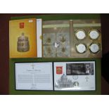 Seventeen Commemorative Papal Themed Coins, comprising Pontefices Maximi Ex Pax Laetitia (16 coins),