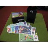 Twelve Royal Mail / Royal Mint Philatelic Numismatic Covers, London 2012 fifty pence coin Olympic