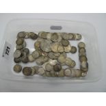 Approximately 168g of Pre-1947 and Pre-1920 G.B Silver Coins, which regularly are low grade silver
