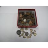 A Quantity of G.B Pre Decimal Coinage, some pre 1947 silver G.B coins noted; together with a