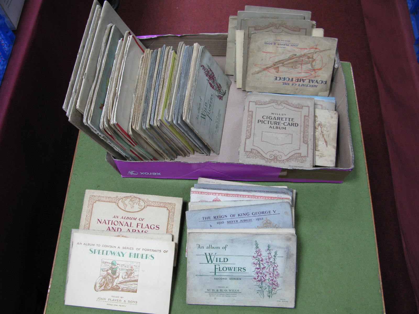 Over Fifty Pre-War Cigarette Card Albums by John Player, Wills, Park Drive, Among Others. Mainly