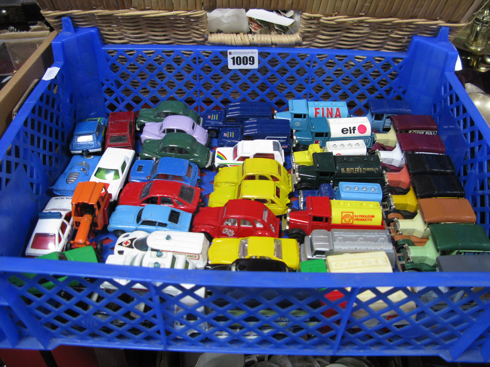 Over Forty Diecast and Plastic Corgi Juniors - including cars, commercial and vintage vehicles:- One