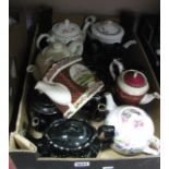 Teapots, to include Sadler, Windsor and Paragon examples:- One Box
