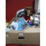Wall Clocks, scarves, candle, concentric boxes, etc:- One Box