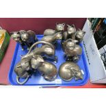 Shude Hill Cat Figure Groups, (8):- One Tray