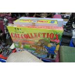 Two Unopened Boxes of Vintage Tom Smith Cat Collection Christmas Crackers, containing Wade cats; a