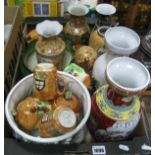 Cottage Ware Tea Ware, mugs,Chinese style vase, Japanese style vase, jardinieres etc:- One Box