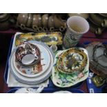 Villeroy & Bosch Cabinet Plates, Poole traditional design hors d'oeuvres dish, vase, Maling lustre