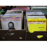 Jazz and Easy Listening 33RPM Records:- Two Boxes
