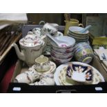 Wedgwood 'Hereford' Tea Set, Alfred Meakin 1940's coffee set, Royal Doulton 'Bunnykins' plates, rice