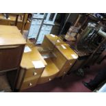 A Mid XX Century Light Oak Dressing Table.