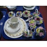 Wedgwood and Doulton Nursery Wares, Doulton, Coalport and other posies:- One Tray