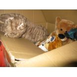 Teddy Bears, to include 'Russ', 'Bear Factory', 'D.S.N.' 'Ty', 'Toby 2000' ' Ronnie Heck:- One Box