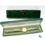 Gucci; A Modern 7200M Gent's Wristwatch, the signed dial with green Roman numerals and date