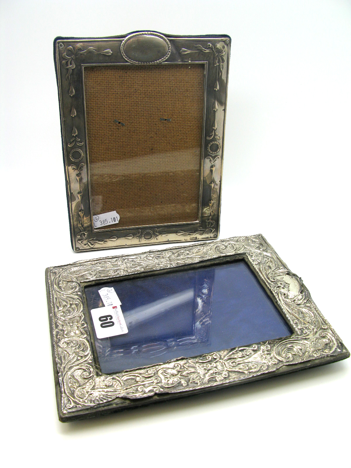 A Hallmarked Silver Mounted Rectangular Photograph Frame, Birmingham 1907, on later easel back;