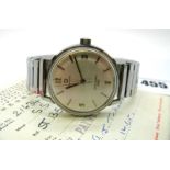 Omega; A Seamaster 600 Gent's Wristwatch, the signed dial with baton markers, Arabic numerals and