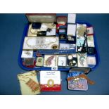 A Mixed Lot of Assorted Costume Jewellery, including brooches, bead necklaces, open heart