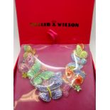 Butler & Wilson; A Statement Butterfly Necklace, in original box, sealed.