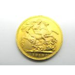 A Gold Sovereign, 1913.