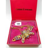 Butler & Wilson; A Statement Bee Pendant/Brooch, in original box.