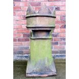 A XIX Century Crown Top Chimney Pot, 86cm High.