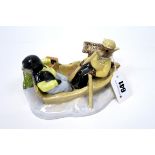 A Beswick Pottery "The Wind in the Willows on the River" Figure, number 596 of a limited edition