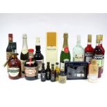 Mixed - A Collection of Mixed Spirits including; Three Barrels Rare Old French Brandy V.S.O.P.;