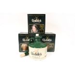 Whisky - Glenfiddich Single Malt Scotch Whisky Celebration of Scotland's Royal Heritage, four flagon