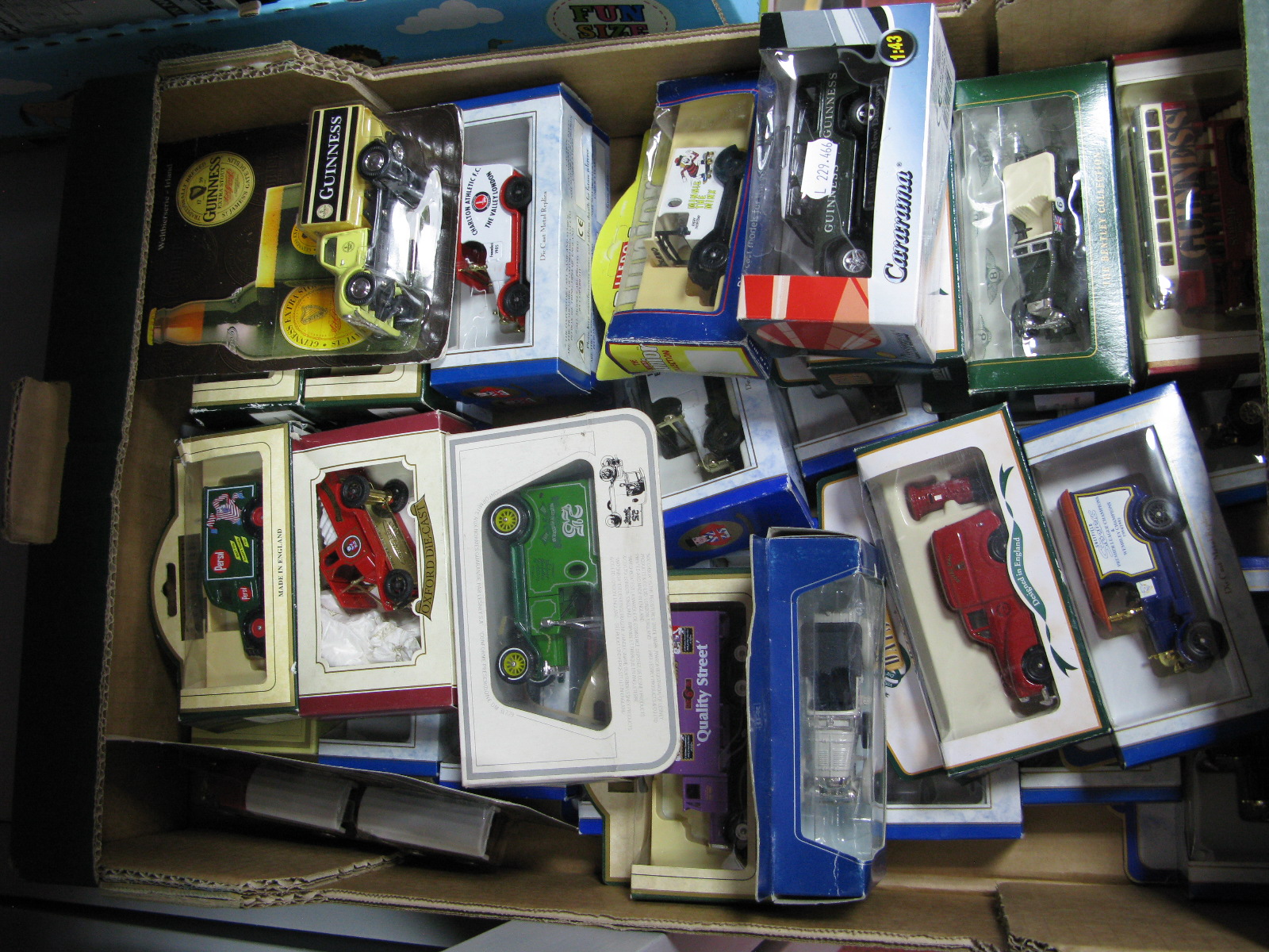 In Excess of Thirty Diecast Model Vehicles by, Lledo 'Days Gone', Oxford Diecast, Matchbox 'Models