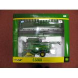 A Boxed Britains John Deere 1/32nd Scale # 42845 Diecast Model S690i Combine Harvester.